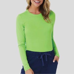 WINK Long Sleeve Under Scrub Tee Women XS